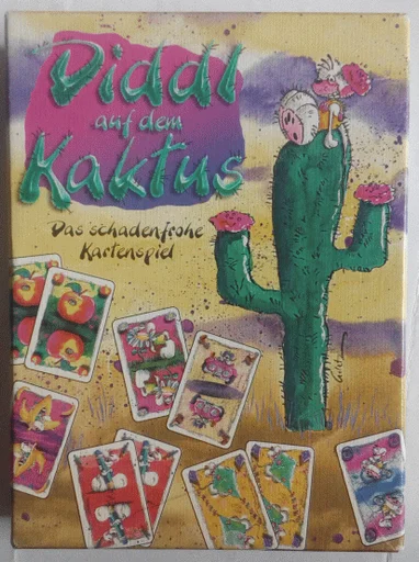 Board game, Diddl auf dem Kaktus