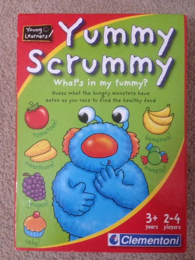 Board game, Yummy Scrummy, What's in My Tummy?