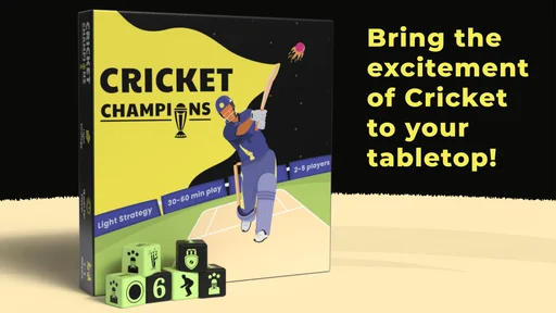 Board game, Cricket Champions