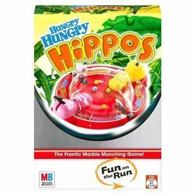 Board game, Hungry Hungry Hippos (Travel Edition)