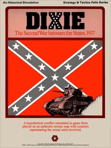 Board game, Dixie: The Second War Between the States, 1937
