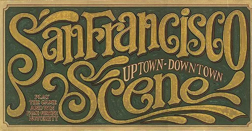Board game, San Francisco Scene