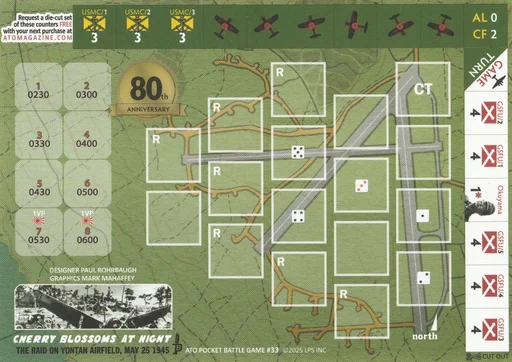 Board game, Cherry Blossoms at Night