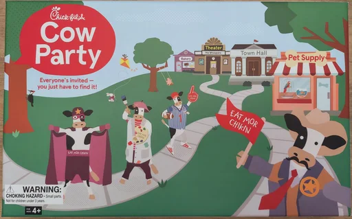 Board game, Cow Party
