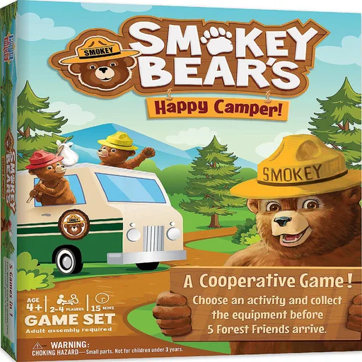 Board game, Smokey Bear's Happy Camper