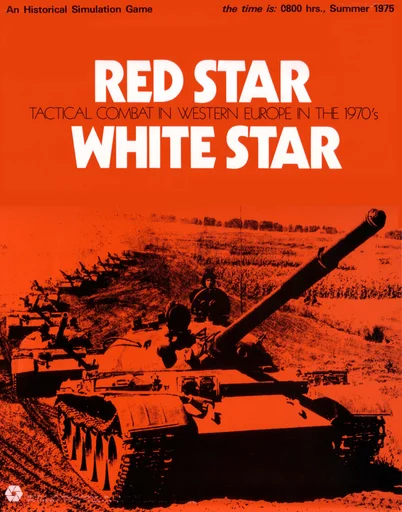 Board game, Red Star/White Star: Tactical Combat in Europe in the 1970's