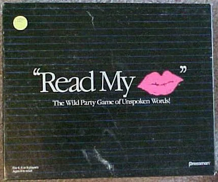 Board game, Read My Lips