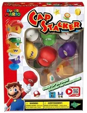 Board game, Super Mario Cap Stacker