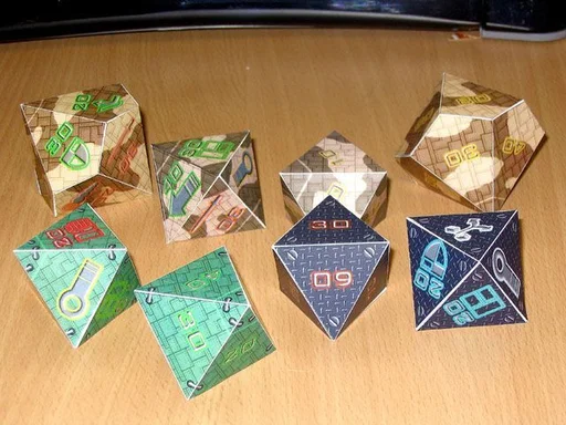 Board game, Mecha Dice