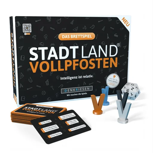 Board game, Stadt Land Vollpfosten: Das Brettspiel