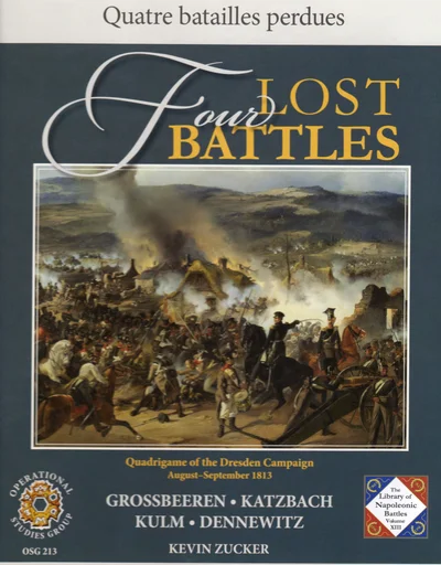 Board game, Four Lost Battles (2nd Edition): Quadrigame of the Dresden Campaign