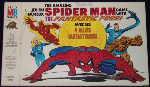 Board game, The Amazing Spider Man Game with the Fantastic Four!