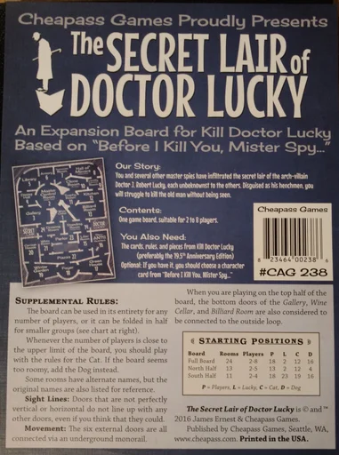 Kill Doctor Lucky: The Secret Lair of Doctor Lucky