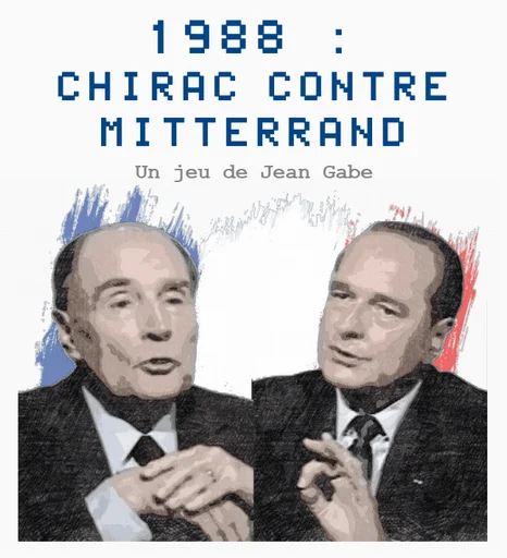 Board game, 1988: Chirac contre Mitterrand