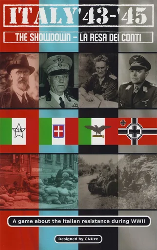 Board game, ITALY '43-'45: La Resa Dei Conti