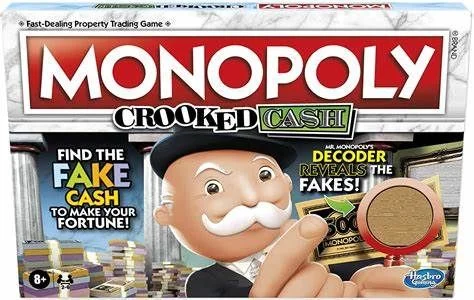 Board game, Monopoly Crooked Cash