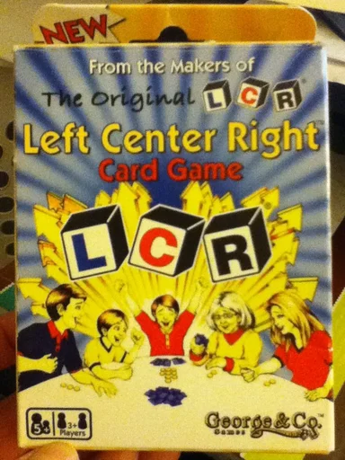 Board game, Left Center Right Card Game