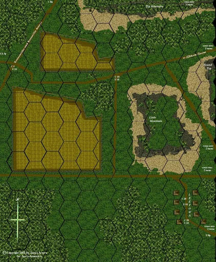 Board game, Leetown and Elkhorn Tavern
