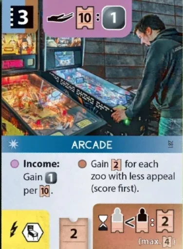Ark Nova: 3D Colored Arcade Promo Building & Card