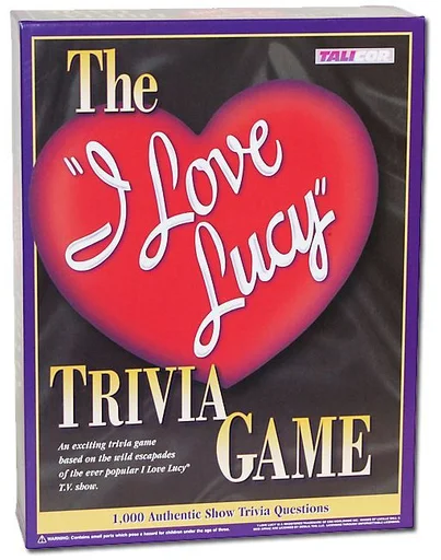 Board game, The I Love Lucy Trivia Game