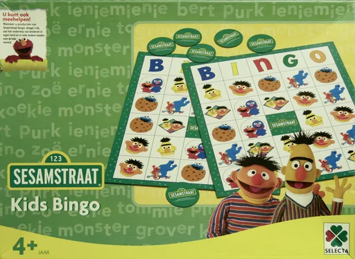 Board game, Sesamstraat Kids Bingo