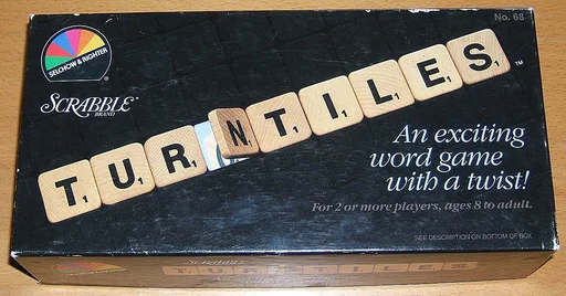 Board game, Scrabble Brand Turntiles