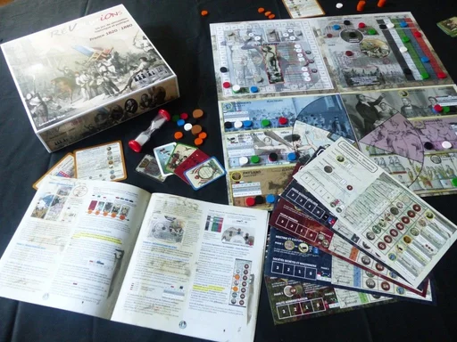 Board game, Revolutions France 1820-1880