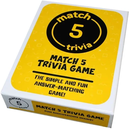 Board game, Match 5 Trivia Game