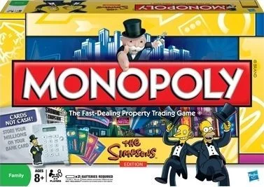 Board game, Monopoly: The Simpsons Electronic Banking Edition