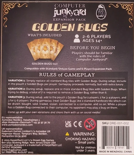 Computer Junkyard: Golden Bugs Expansion Pack
