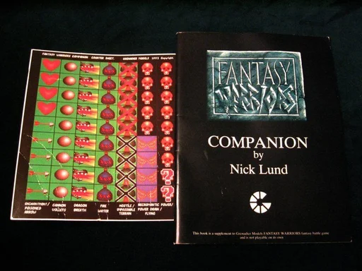Fantasy Warriors Companion