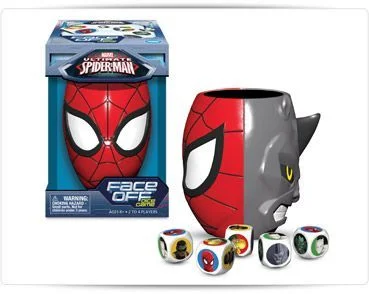Board game, Ultimate Spider-Man: Face Off Dice Game – Spider-Man vs. Rhino