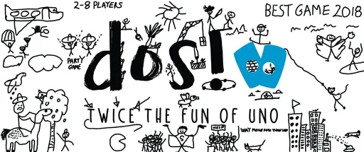 Board game, DOS! Twice the fun of UNO