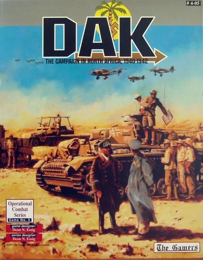 Board game, DAK: The Campaign in North Africa, 1940-1942