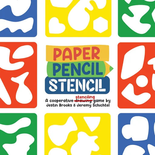 Board game, Paper Pencil Stencil