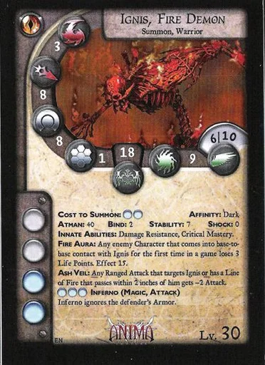 Anima Tactics: Ignis, Fire Demon