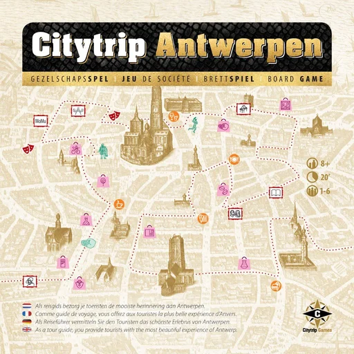 Board game, Citytrip Antwerpen