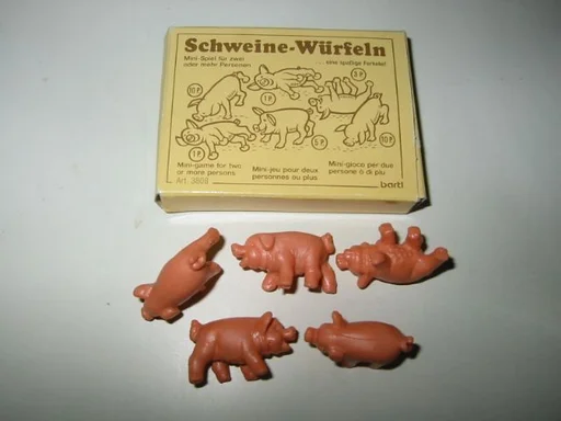 Board game, Schweine-Würfeln