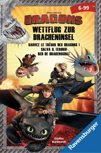 Board game, Dragons: Wettflug zur Dracheninsel