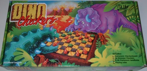 Board game, Dino-Checkers