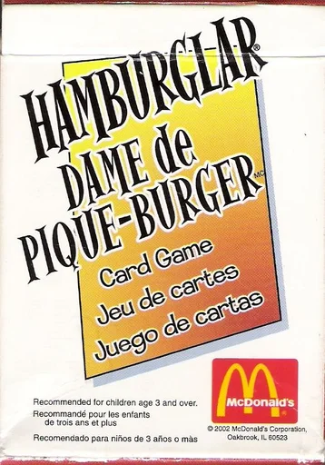 Board game, Hamburglar Card Game
