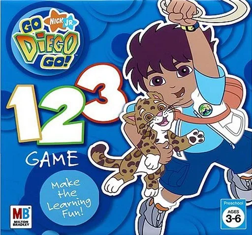 Board game, Go Diego Go! 123 Game