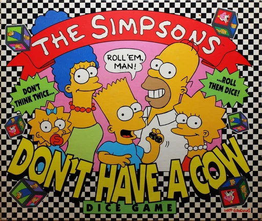 Board game, The Simpsons: Don't Have A Cow Dice Game