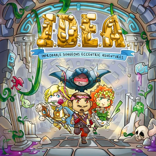 Board game, IDEA: Improbable Dungeons Eccentric Adventures