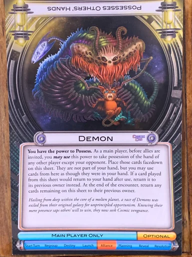 Cosmic Encounter: Demon Promo Alien