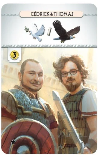 7 Wonders: Leaders – Cédrick & Thomas Promo Card
