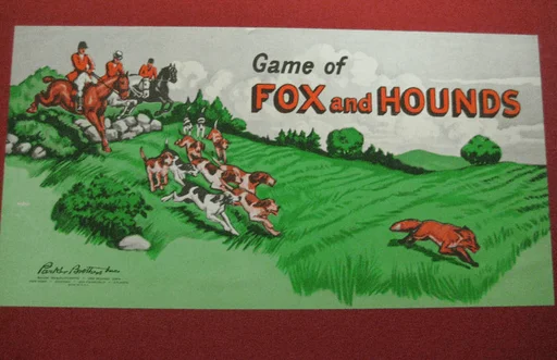 Board game, Fox and Hounds