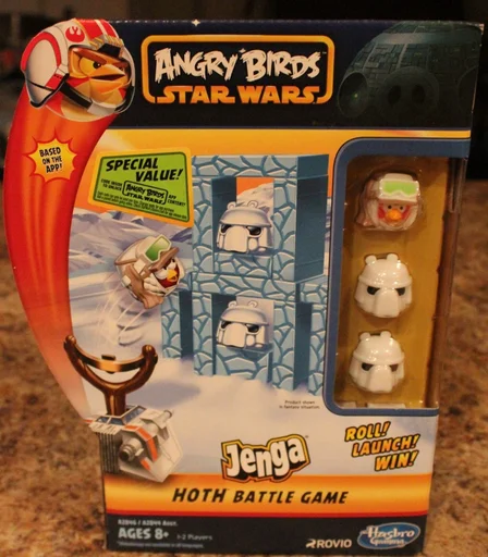 Board game, Angry Birds: Star Wars – Jenga Hoth Battle Game