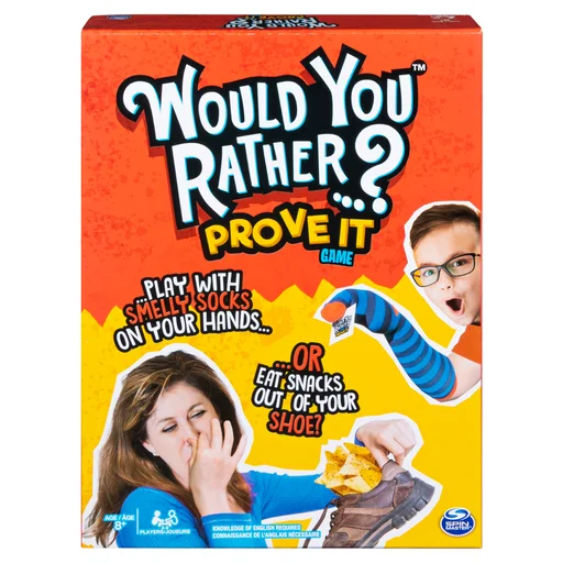 Board game, Would You Rather...? Prove It