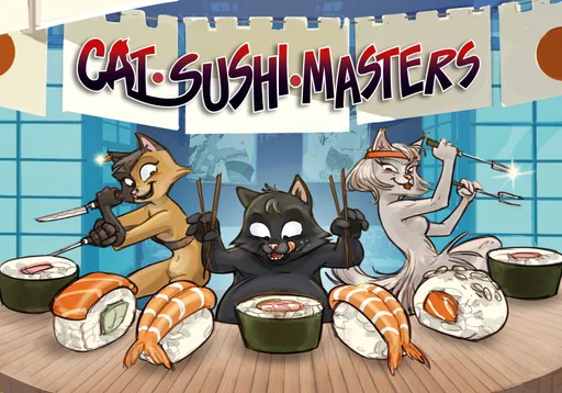 Board game, Cat Sushi Masters